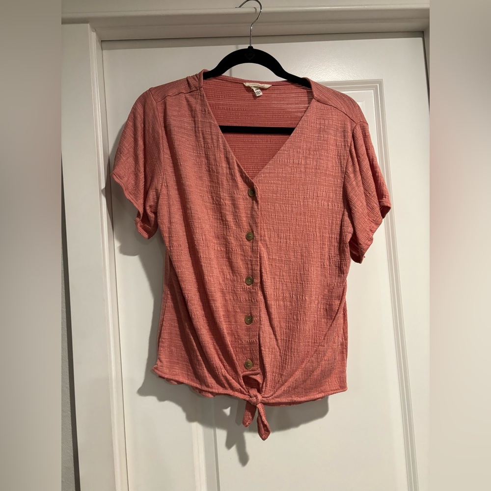 Short Sleeve Button up top